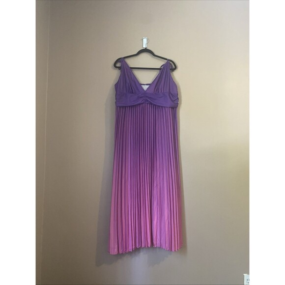 Shein Maweii Elegant Plus Size Gradient Color Dress With Spaghetti Straps 4XL/20 - Picture 5 of 8